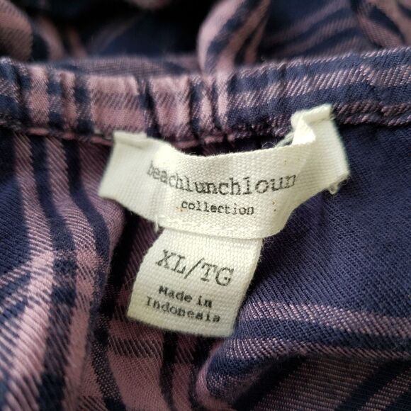 Beachlunchlounge off shoulder plaid ruffle top - Picture 5 of 7